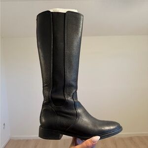 Tory Burch Black Christy Leather Boots